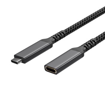 Flexline®--USB-C Verlängerungskabel, USB C Stecker auf USB-C Buchse, 3.2, PD, Textil, 0,5m